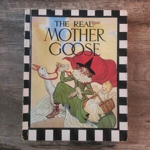 The Real Mother Goose Rand McNally Hardcover Blanche Fisher Wright 1971 Printing